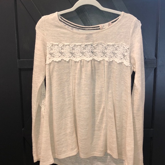 Altar'd State Sweaters - Light tan/ivory long sleeved shirt altard state